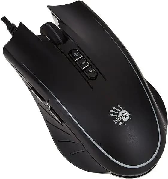 A4TECH Bloody Q8181S Neon X'Glide Gaming Mouse with B081 X-T Mouse Pad