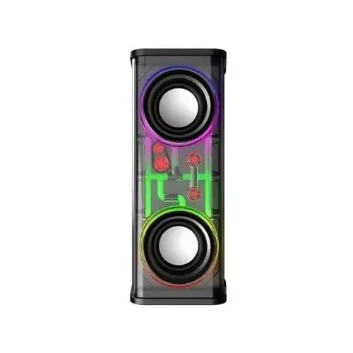 A88 10W Dual Speaker Transparent RGB Bluetooth Speaker