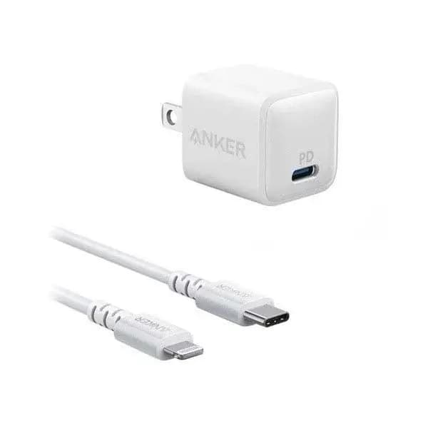 Anker 18W USB Type C Travel Fast Charger With USB C to Lightning PD Cable