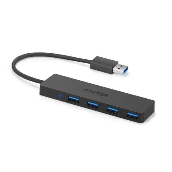 Anker 4-Port Ultra Slim USB3.0 Data Hub 20cm ? Black