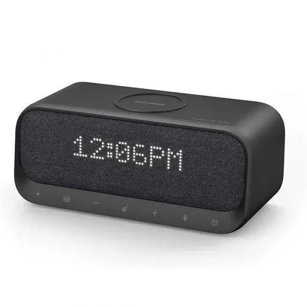 Anker Soundcore Wakey Bluetooth Speaker with 10W Qi Wireless Charger ? Black (A3300311)