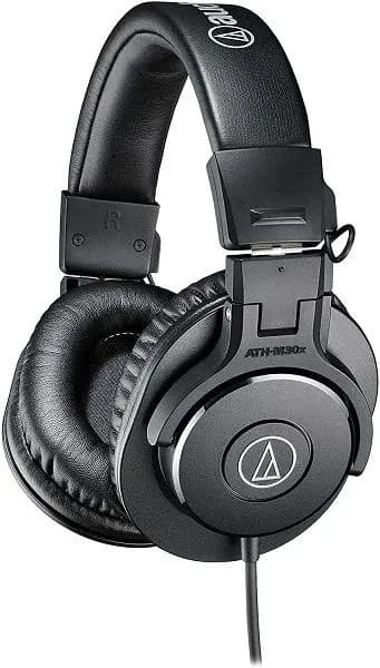 Audio Technica ATH-M30x Professional Studio Monitor Headphones Black