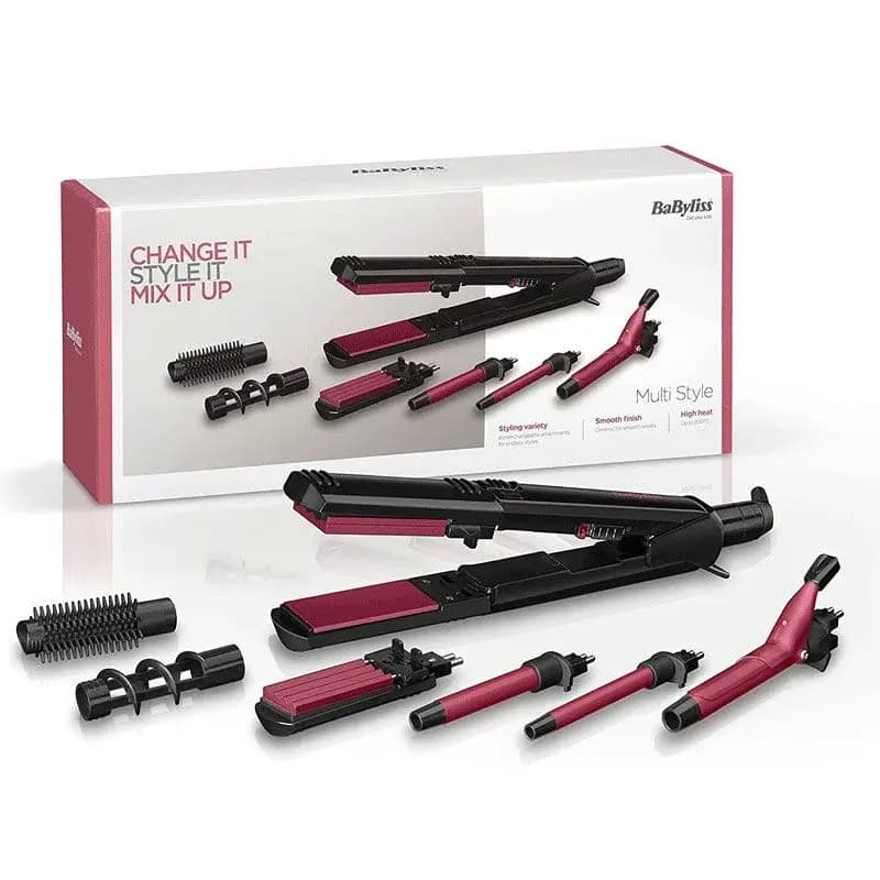 BaByliss BA-2800DU Ceramic 12 in 1 Multi Hair Straightener Curler & Styler