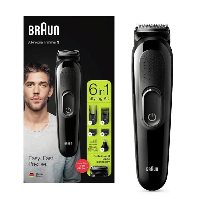 Barun All-in-One Trimmer 3 Men's 6-in-1 Electric Beard Trimmer