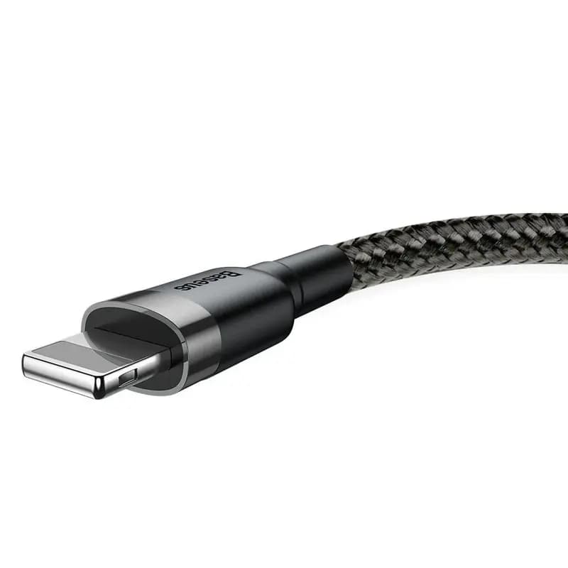 Baseus Cable Cafule For Lightning 1.5A 2M Grey+Black (CALKLF-CG1)