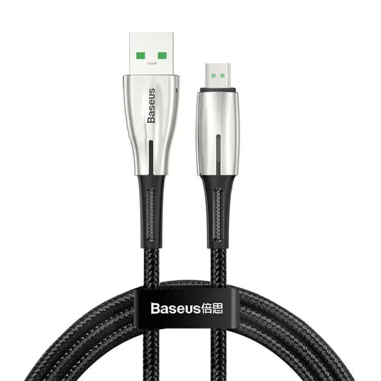 BASEUS Cable waterdrop for micro 4A 0.5M BLACK (CAMRD-A01)