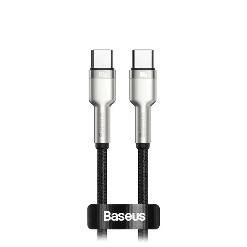 Baseus Cafule Series Metal Data Cable Type-C to Type-C 100W Black