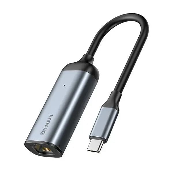 Baseus CAHUB-H0G Enjoy Series Type-C to RJ45 interface HUB adapter Grey