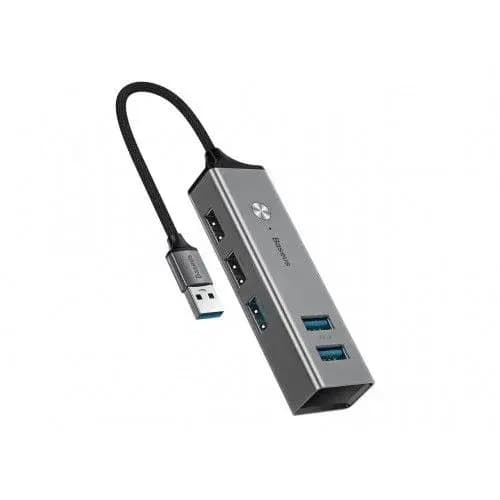 Baseus CAHUB-O0G 5 in 1 Multifunction Hub Adapter (3 x USB 3.0 ports and 2 x USB 2.0 ports)