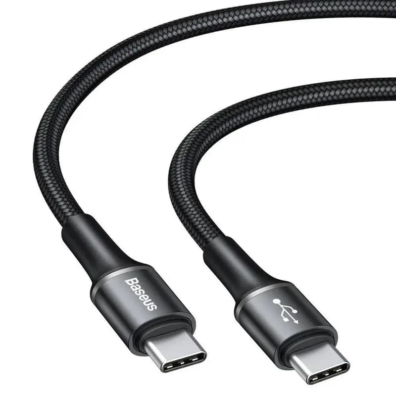 Baseus CATGH-K01 2M Halo USB Type C PD Power Delivery 2.0 Cable With Built-In LED Light (60W, 20V, 3A)