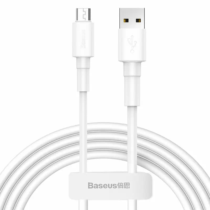 Baseus CATSW-02 Mini White Cable USB For Type-C 3A 1m White