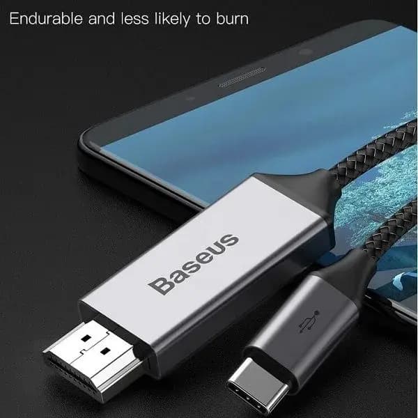 Baseus CATSY-0G Video Type-C Male To HD4K Male Adapter Cable 1.8M