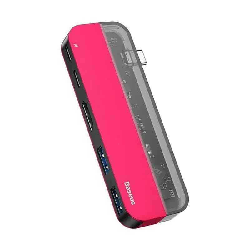 BASEUS Transparent Series Single Type-C Multifunctional HUB 6 in 1