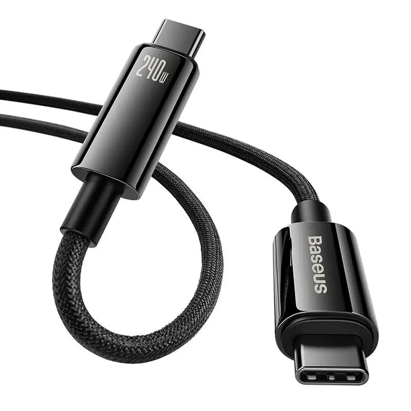 Baseus Tungsten Gold Series 240W Type-C to Type-C Fast Charging Data Cable