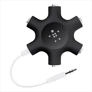 Belkin RockStar 5-Jack 3.5 mm Audio Headphone Splitter