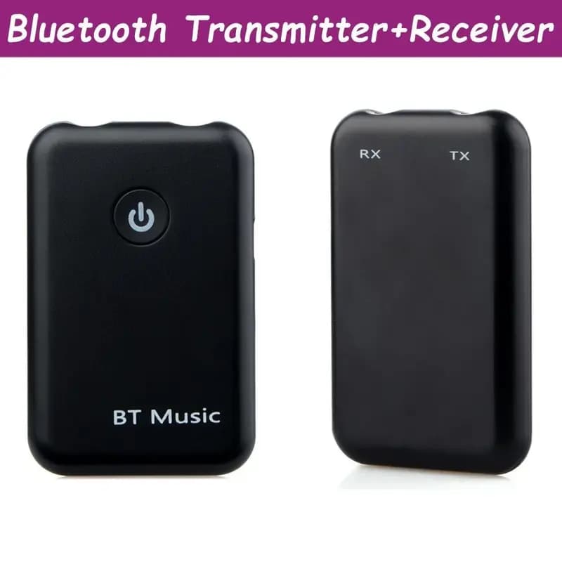 Bluetooth Transmitter & Receiver (2-in-1) Combo Gadget for Stereo Audio