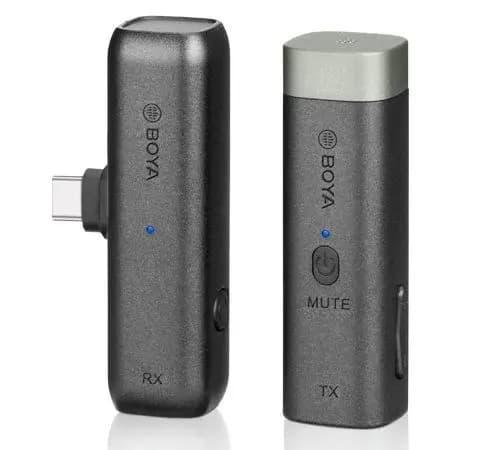 BOYA BY-WM3U 2.4GHz Wireless Microphone for Android Devices, Cameras, Smartphones