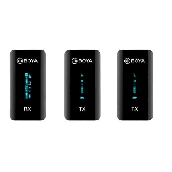 BOYA BY-XM6-S2 2.4GHz Dual-Channel Wireless Microphone System