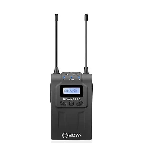 BOYA RX8 Pro Dual-Channel Camera-Mount Wireless Receiver (556 to 595 MHz)