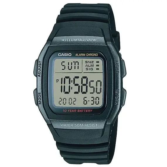Casio Alarm Chrono Digital watch for men (W-96H-1BV)