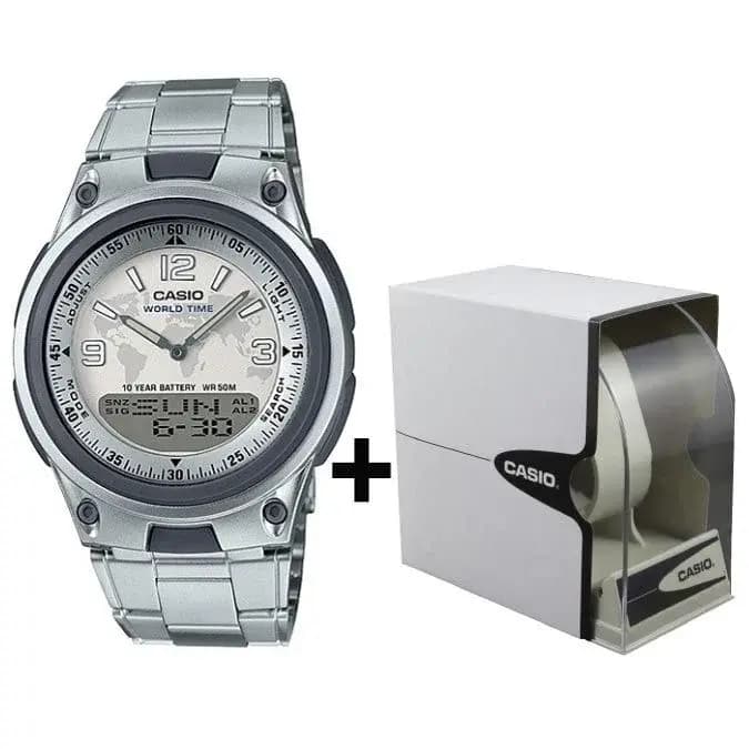 Casio Dual Time 10 Years Battery Life Watch- (AW-80D-7A2)