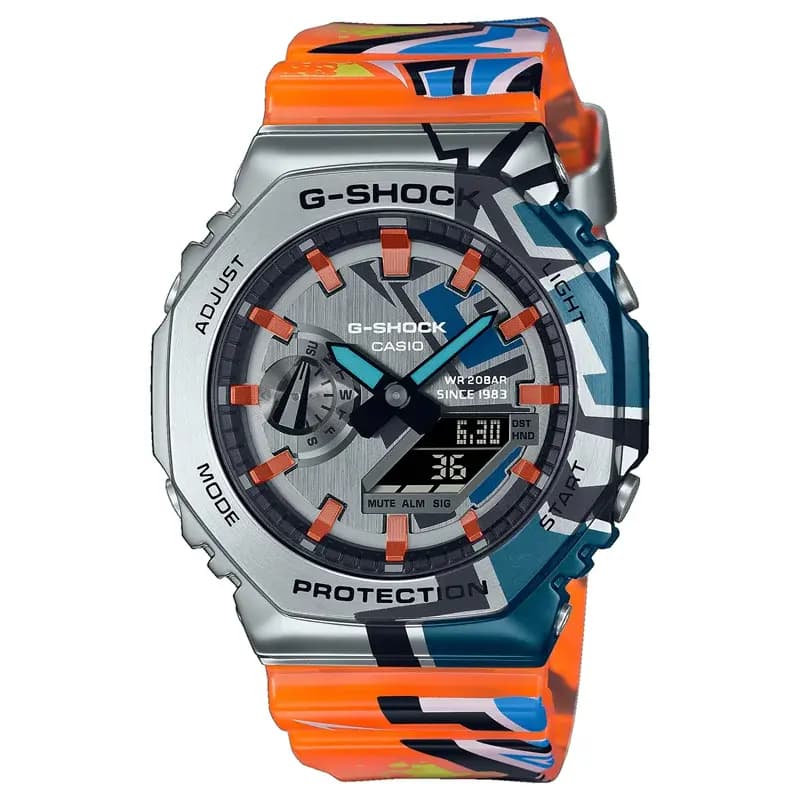 Casio G-Shock GM-2100 Series Analog Digital Watch (GM-2100SS-1A)
