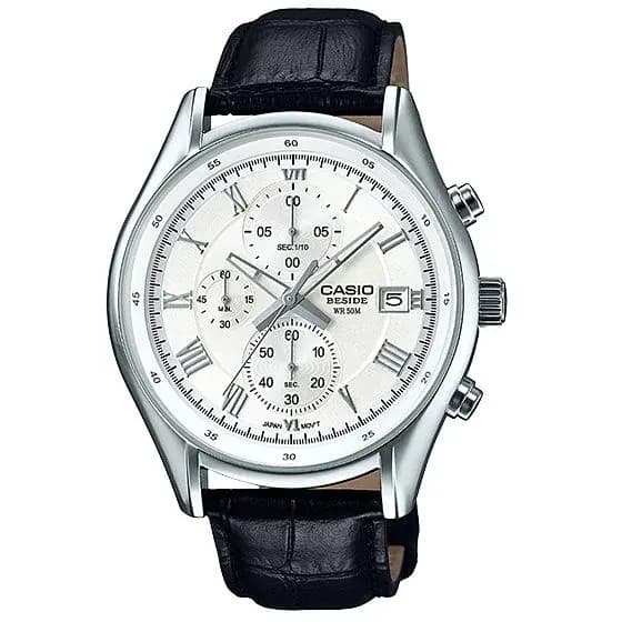 Casio Multi Functional leather belt watch (BEM-512L-7AV)