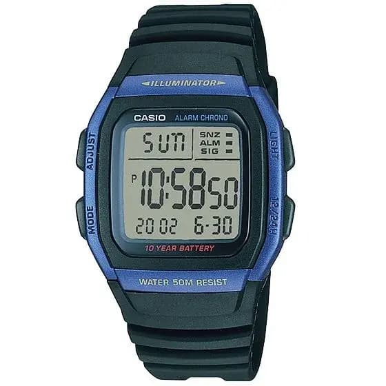 Casio Sports watches for men with Alarm Chrono (W-96H-2AV)