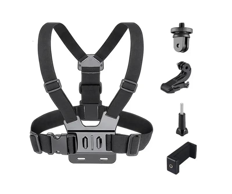 Chest Mount Harness For Action Cameras and Mobile phone