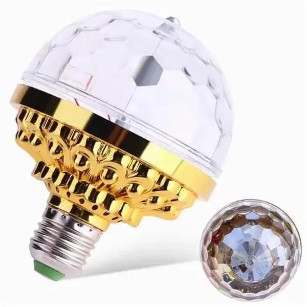 Chuse Crystal RGB LED Full Color Rotating Lamp (E27)