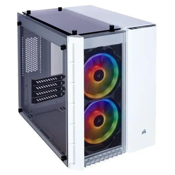 Corsair Crystal Series 280X RGB Micro-ATX White Desktop Casing