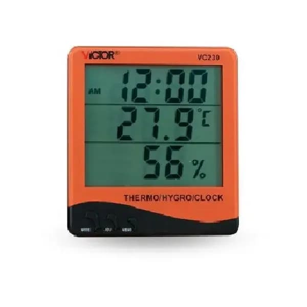 Digital LCD Temperature, Humidity, Thermometer, Hygrometer (VICTOR VC230)