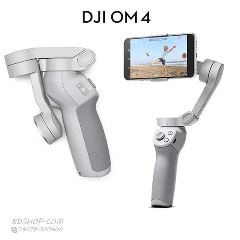 DJI OM 4 Gimbal for Smartphone- best for Travel, Cinematography Video & Vlogging