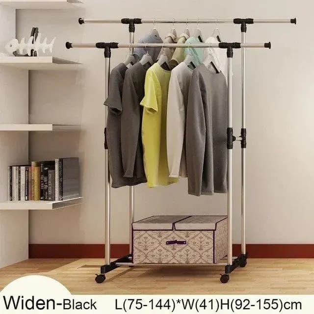 Double Pole Clothing Rack- Very useful and Modern Style (CB05)