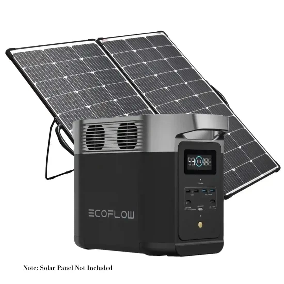 EcoFlow DELTA 2 Portable Solar Power Station with Expandable Capacity and Fast Charging for Home Backup Power, Camping & RVs