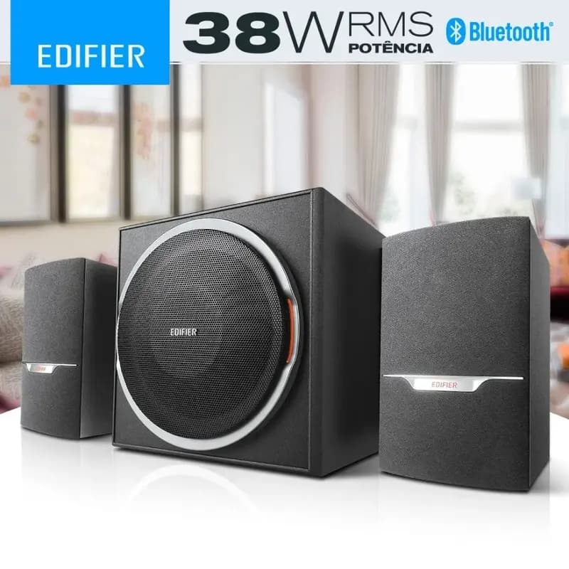 Edifier XM3-BT 2:1 Multimedia (BT/USB/FM/Remote) Speaker