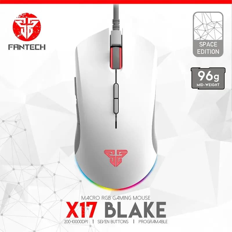 Fantech Blake X17 Macro RGB Gaming Mouse - Space Edition