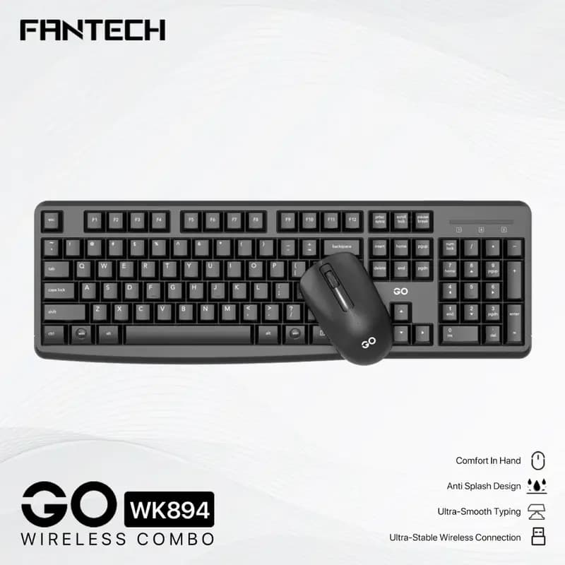 Fantech GO WK-894 2.4GHz Wireless Keyboard Mouse Combo