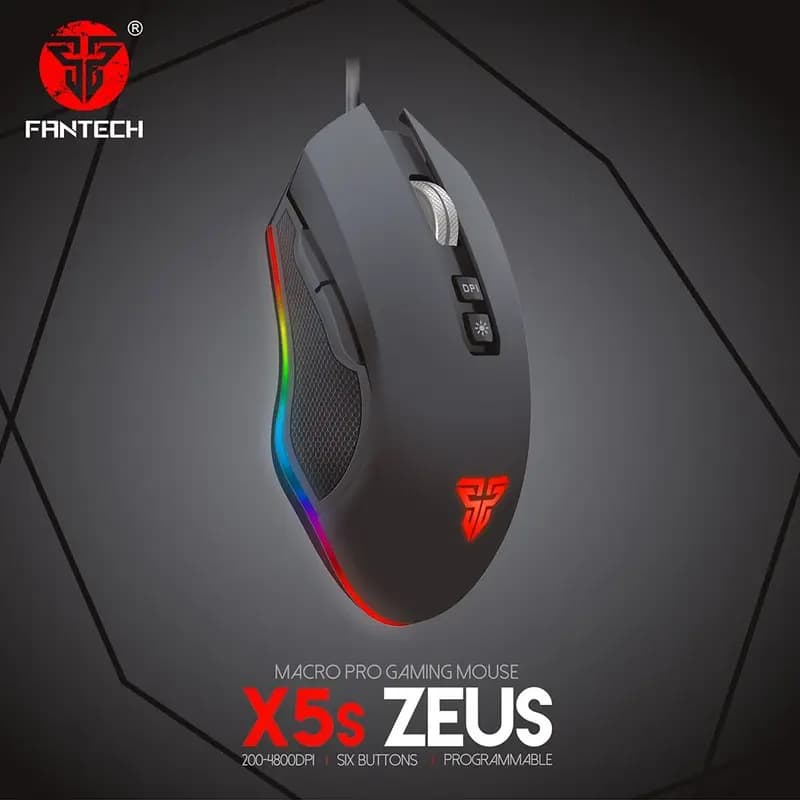 Fantech X5S Zeus Macro Programmable Gaming Mouse