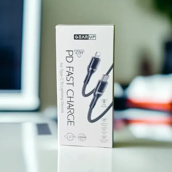 GearUP 27W CL2715 Type-C to Lightning Cable - 1.5M