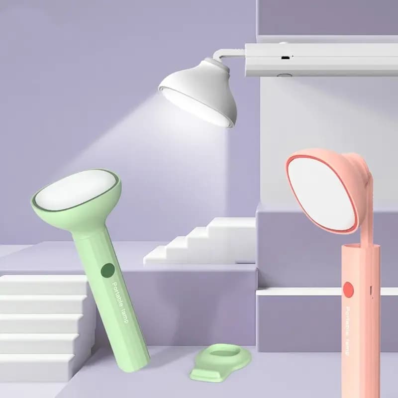 GIVELONG Desk And Wall Lamp Rechargeable Folding Portable Flashlight
