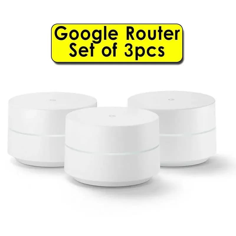 Google WiFi Router (set of 3) for Whole Home Coverage (NLS-1304-25)