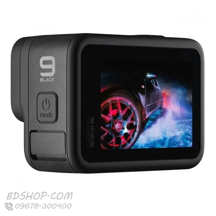 GoPro Hero 9 Black 5K Action Camera with Front LCD and Touch Rear Screens, 5K Ultra HD Video, 20MP Photos, 1080p Live Streaming, Webcam, Stabilization