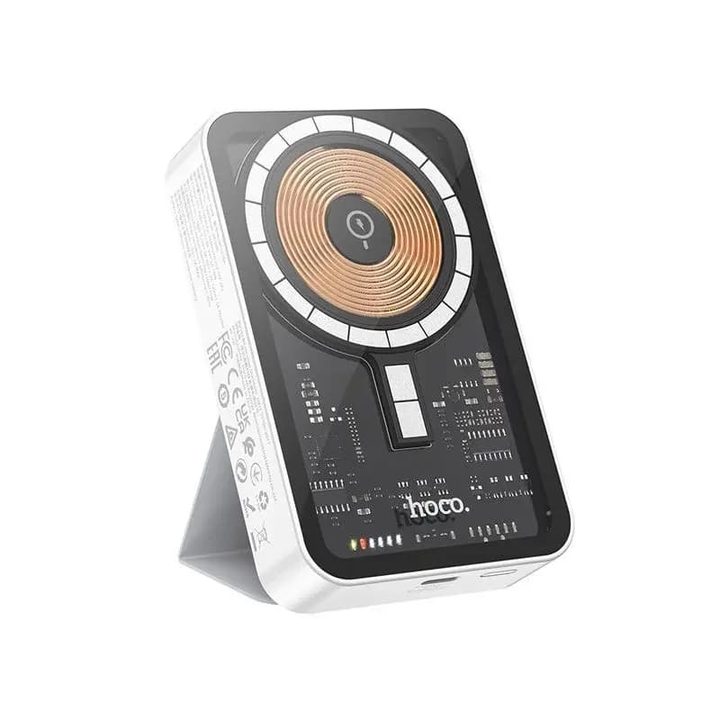 hoco Q10A PD 20W 10000mAh Transparent Magnetic Wireless Power Bank