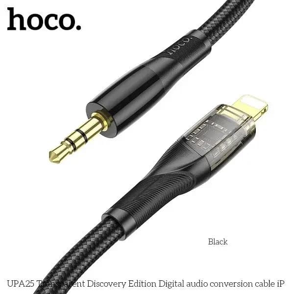 Hoco Upa27 Spirit Transparent Digital Audio Conversion Cable Ip