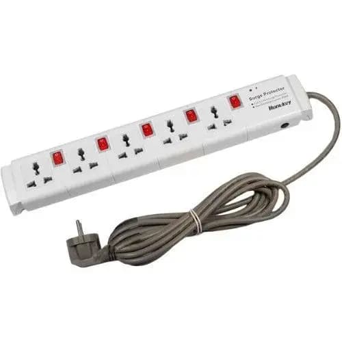 Huntkey PZC504 Five Ports 3 Line Surge Protection Power Strip