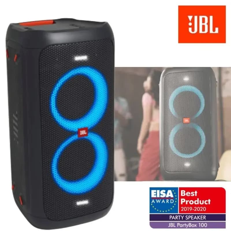 JBL PartyBox 100 Powerful Wireless Speaker (Rechargeable)