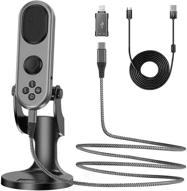 Jmary MC-PW7 Professional USB Microphone For Podcasting, Gaming, Streaming, Recordings With Noise Reduction