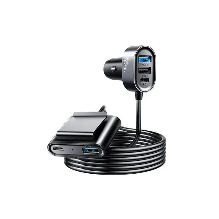 Joyroom JR-CL05 72W 5 Multi-port 2PD+3QC3.0 Fast Car Charger ? 1.5M