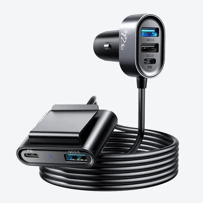 JOYROOM JR-CL05 72W Multi-port QC3.0+PD Fast Car Charger Adapter